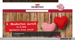 Desktop Screenshot of marema.de